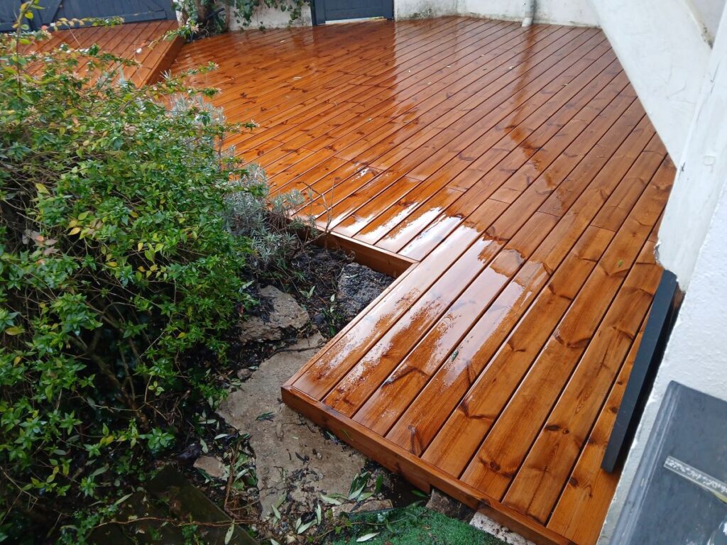 Terrasse en Thermopin sur 2 niveaux à La Rochelle