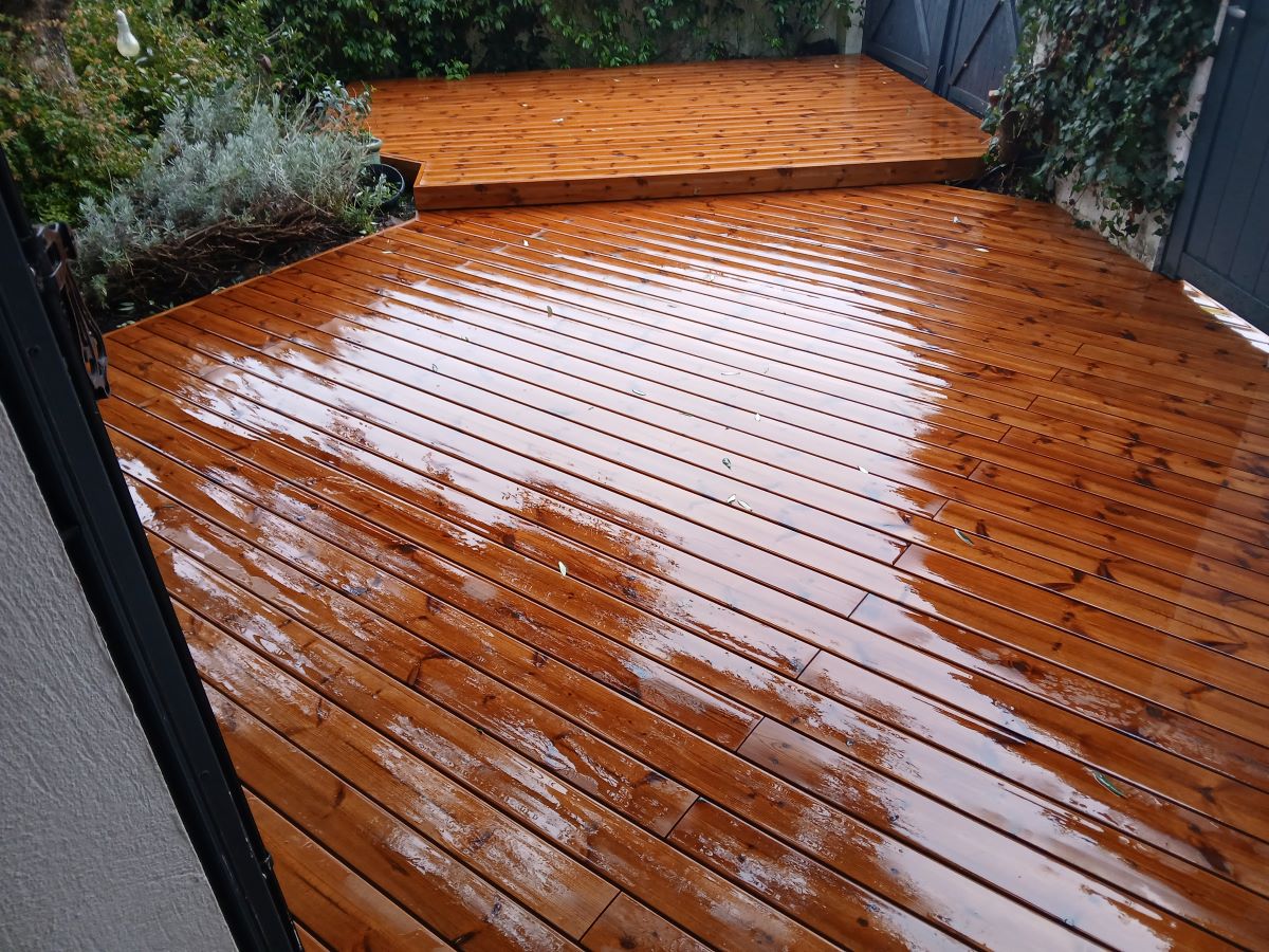 Terrasse en Thermopin sur 2 niveaux à La Rochelle