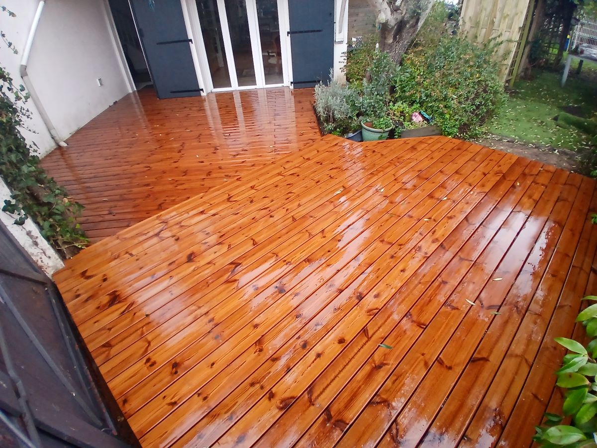 Terrasse en Thermopin sur 2 niveaux à La Rochelle