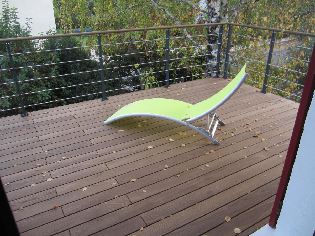 L'élégance d'une terrasse en Thermofrêne