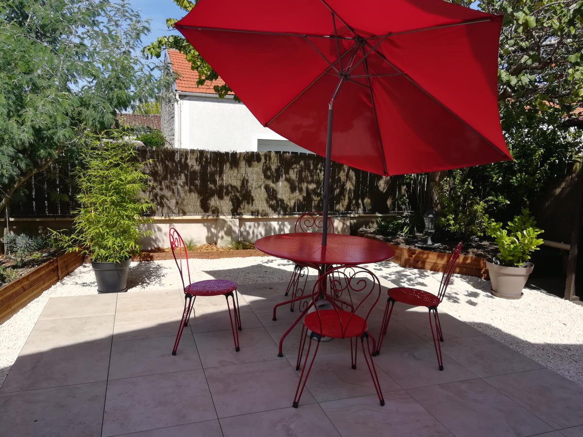 Terrasse en grès cérame