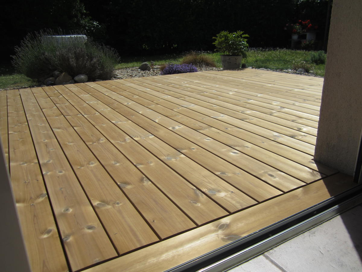 Terrasse bois sans vis