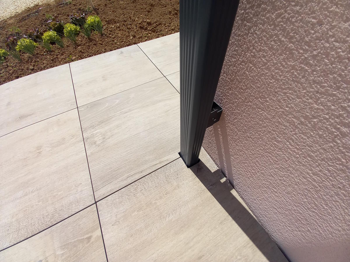 Pour ce projet, support dalle béton
