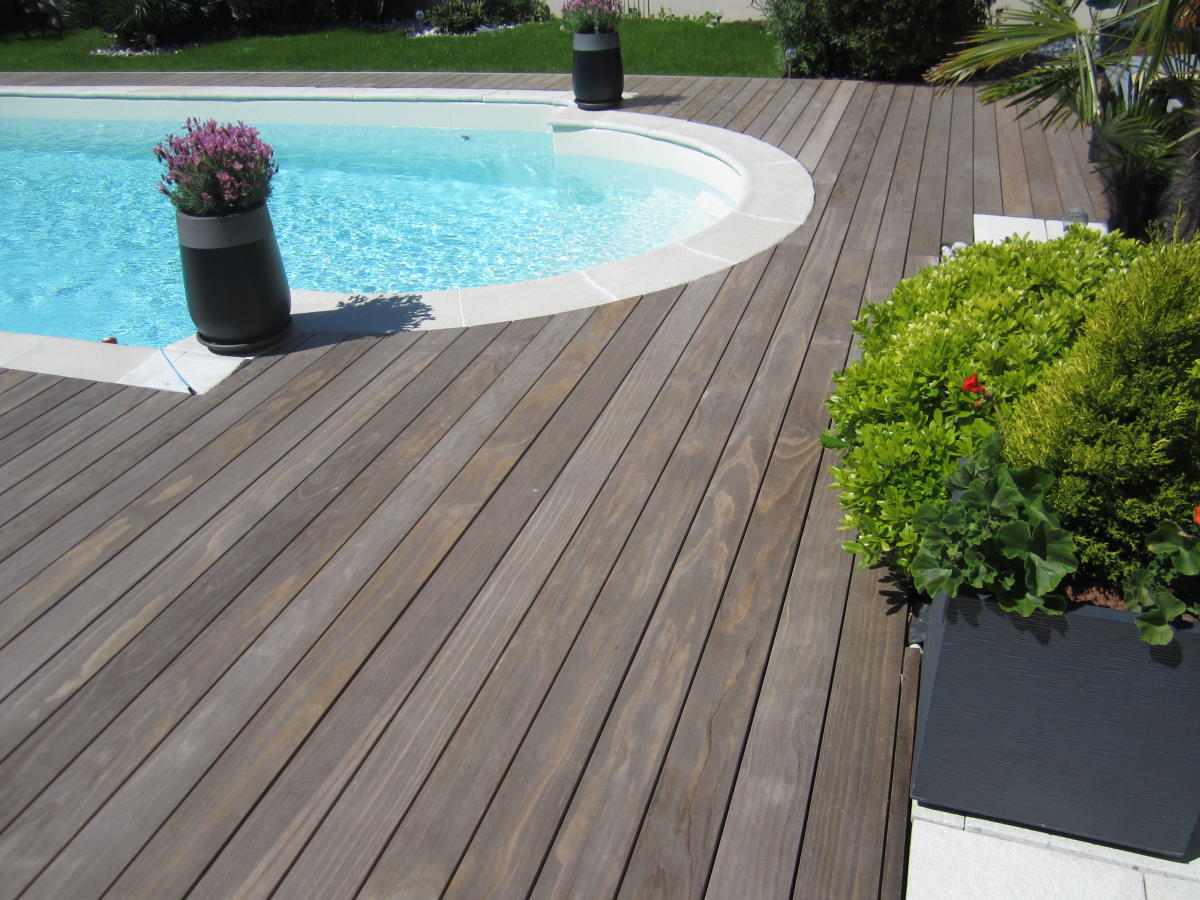 Terrasse bois clipsée