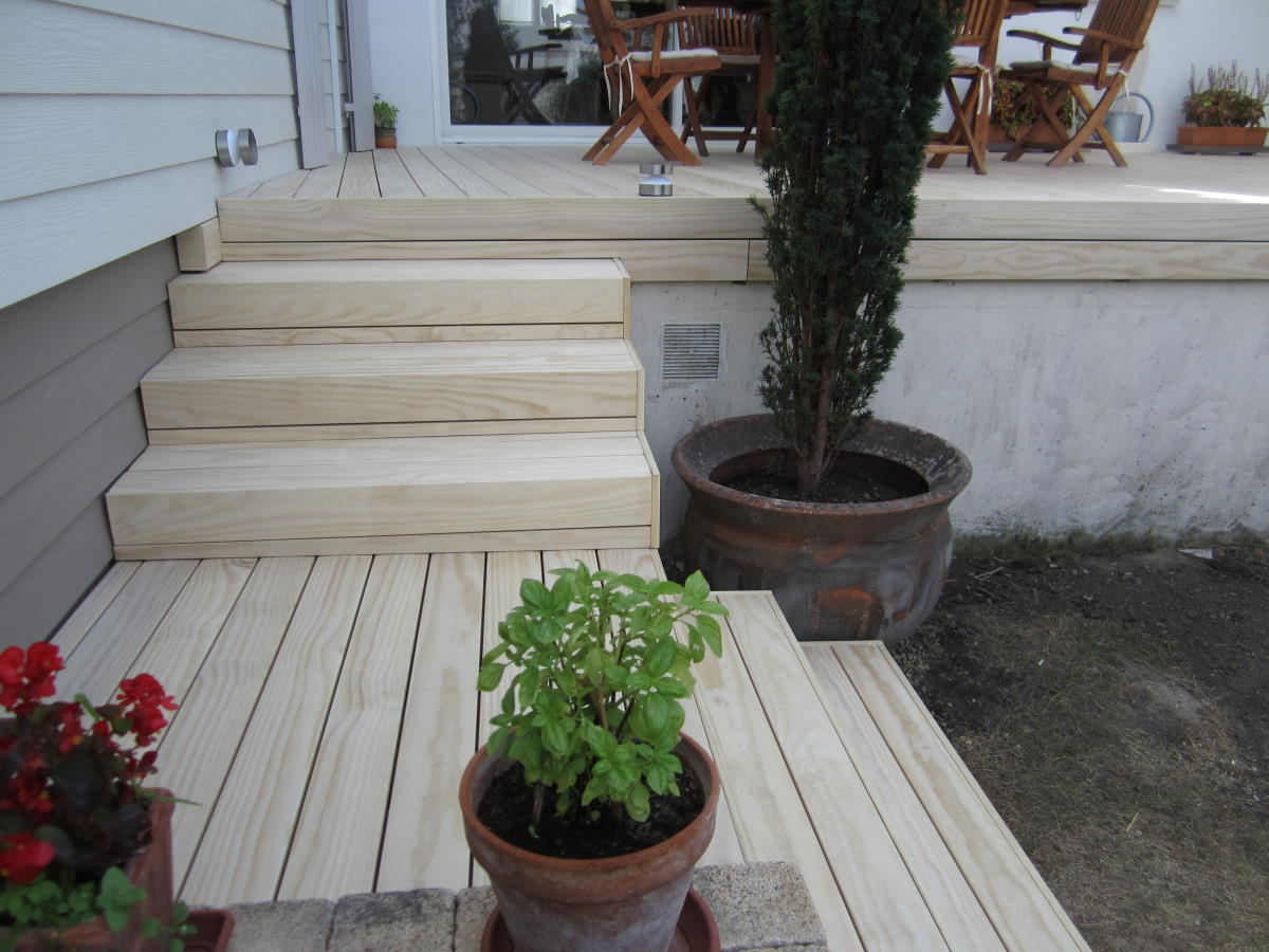 Pose terrasse bois